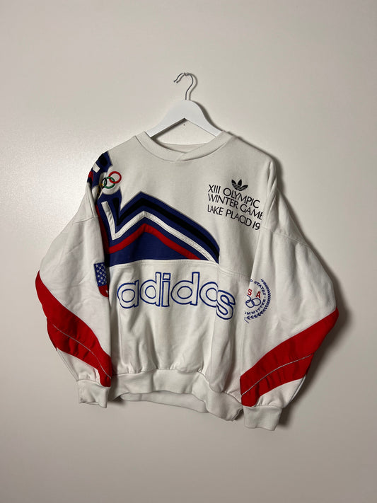 90's Adidas Lake Placid Olympic Games 1980 Sweatshirt – Large