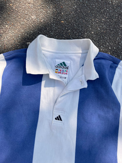 90's Adidas Equipment Longsleeve Rugby Polo – Large