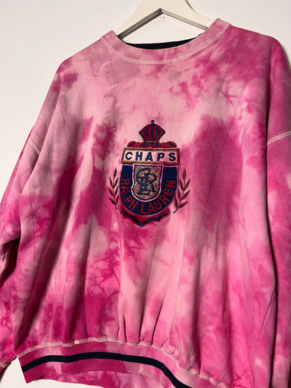 90s Chaps Ralph Lauren Tie Dyed Sweatshirt – Large