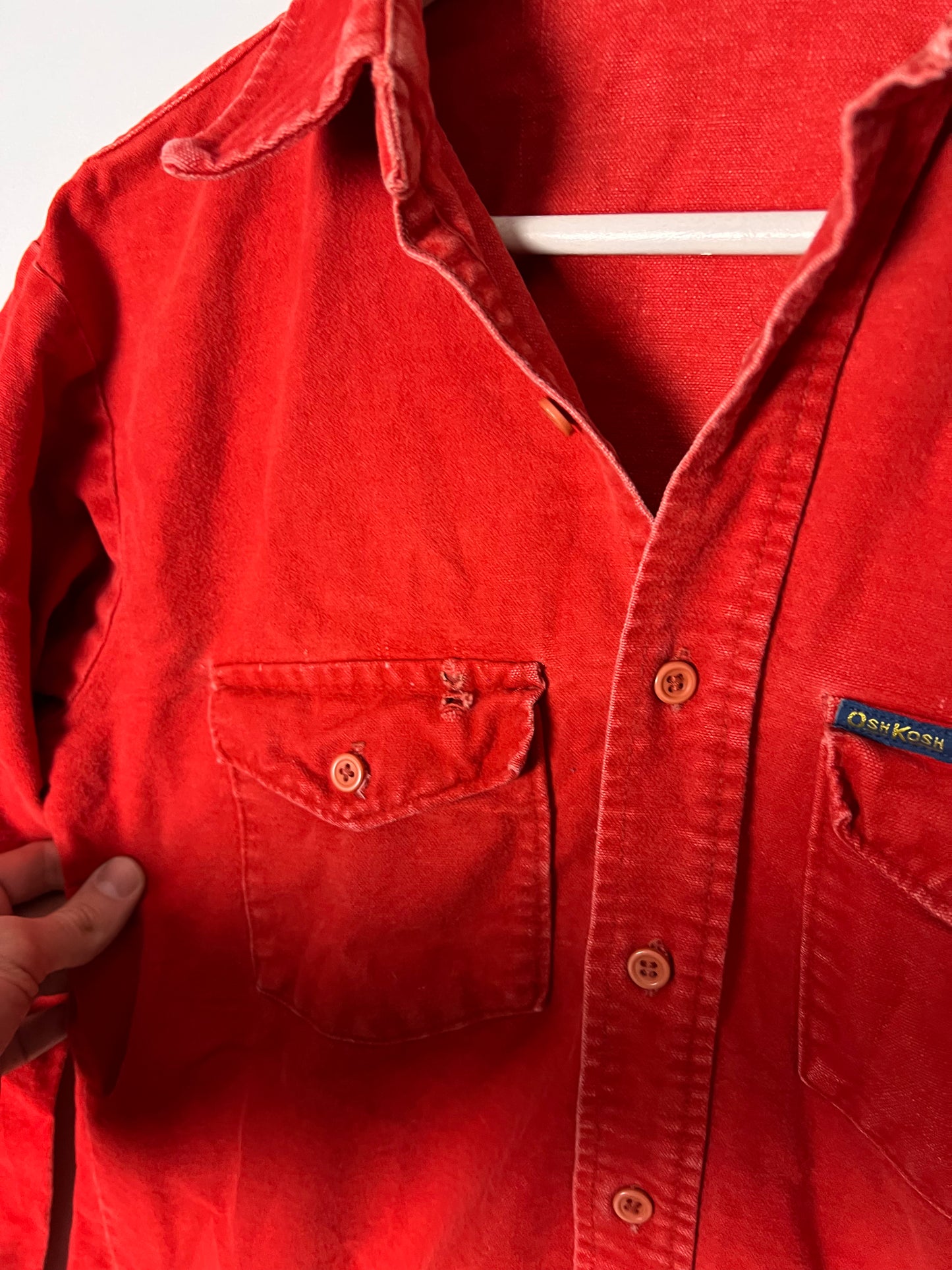 90s OshKosh Thick Cotton Work Shirt – Small