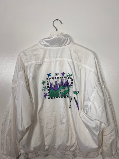 90's Adidas Psychedelic Track Jacket - Medium