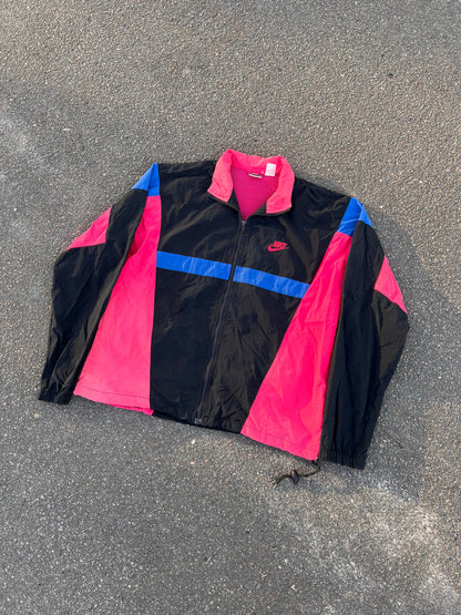90's Nike Multicolor Track Jacket – Medium