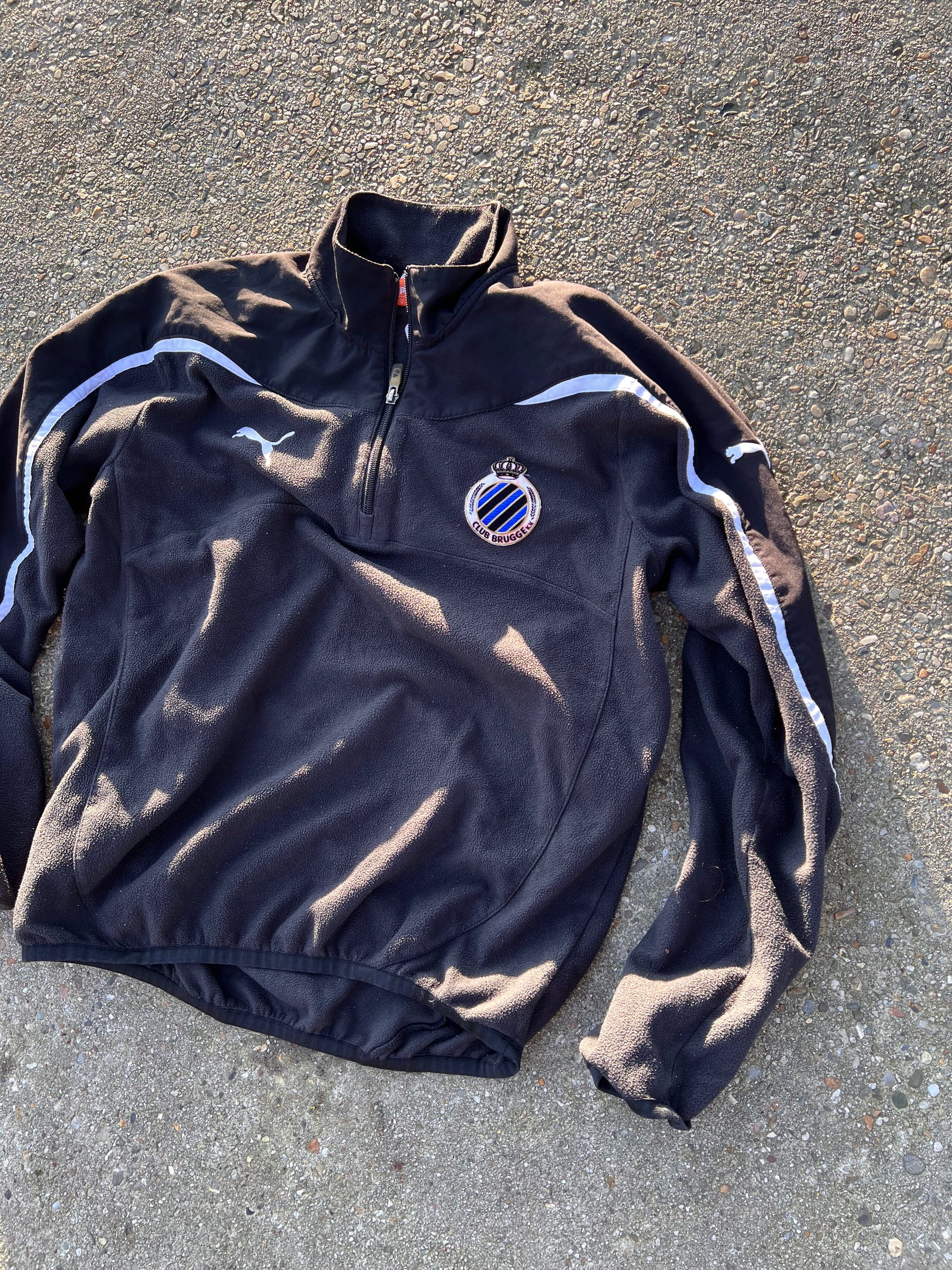2000s Puma Club Brugge 1/4 Zip Up Fleece – Medium