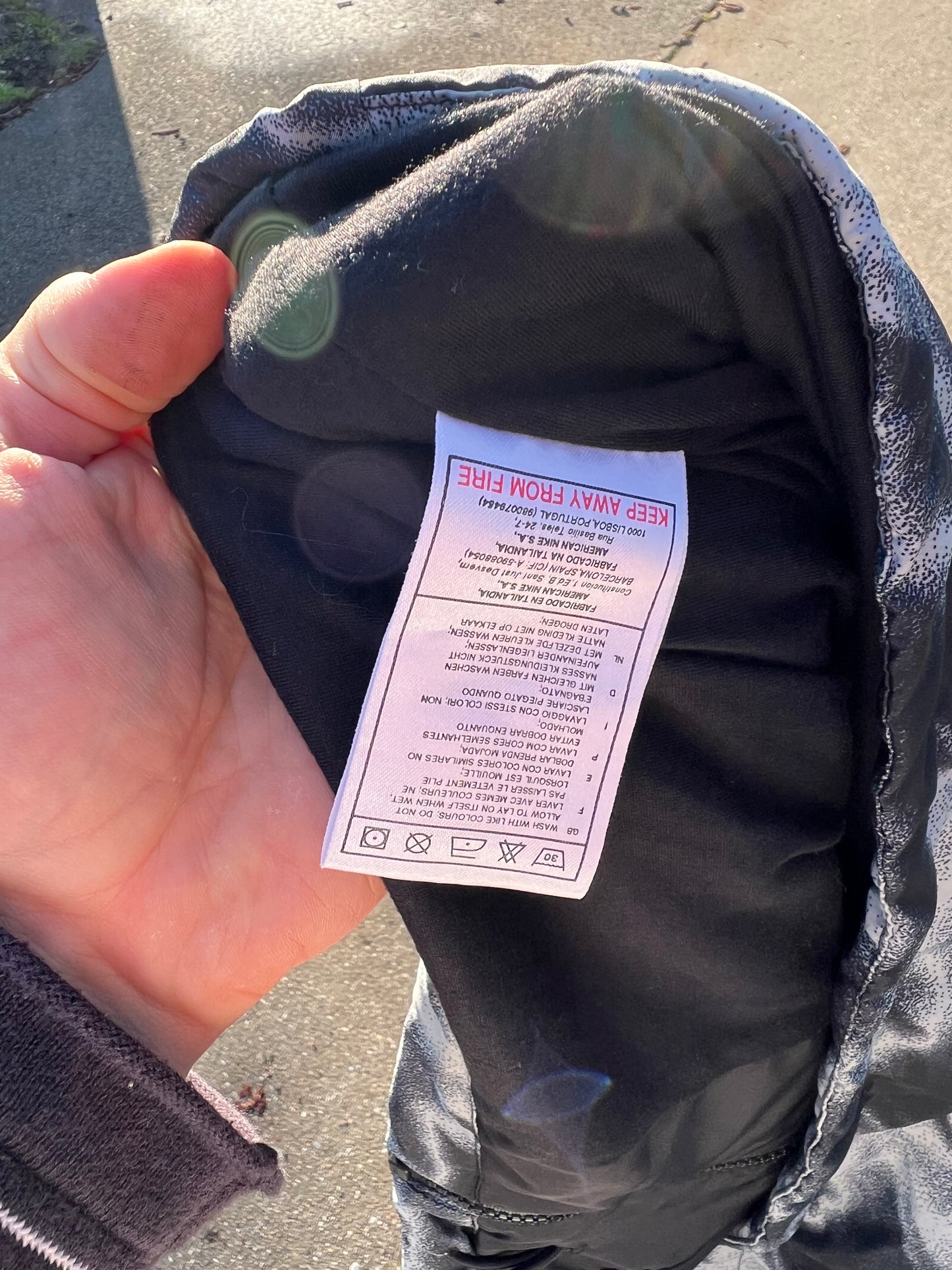 90s Nike Full Zip Grainy Multicolor Track Jacket – Xlarge