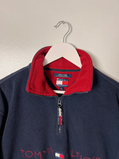 90's Tommy Hilfiger Big Logo Spellout Fleece – Medium