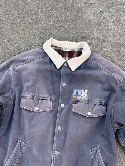 90's Oxbow Plaid Denim Jacket