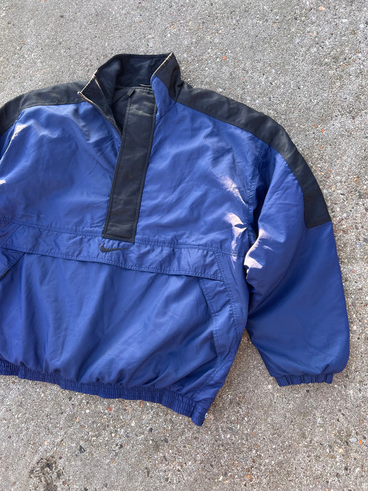 90s Nike Center Swoosh 1/4 Zip Up Anorak Jacket – Xlarge