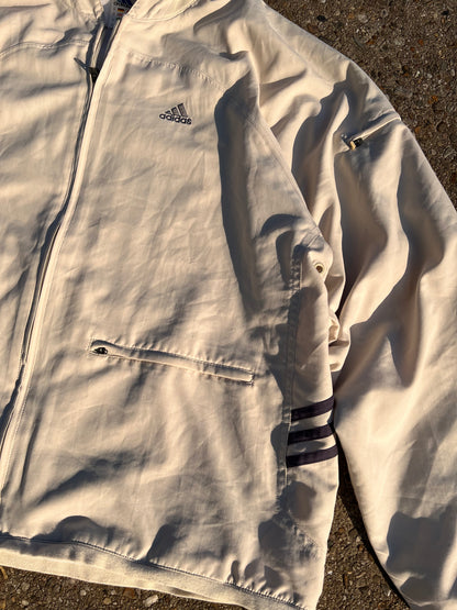 90s Adidas Full Zip Soft Tennis Track Jacket – Large