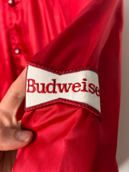 Vintage 80's Budweiser Baseball Jacket – Small
