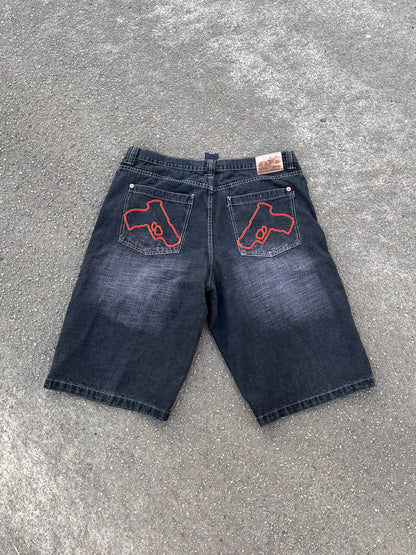 00's G-Unit Denim Gun Jorts - 44