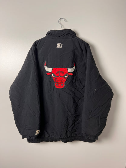 Starter Chicago Bulls Puffer Jacket - Large