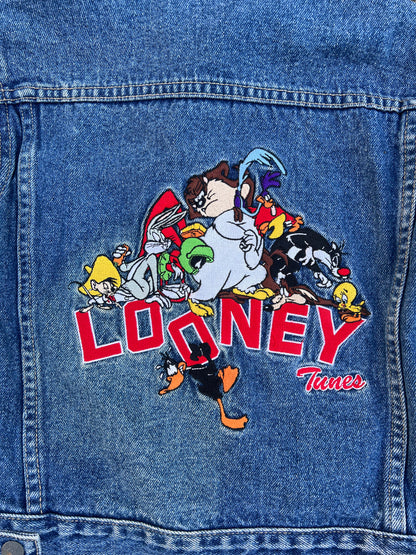 00's Looney Tunes Kids Denim Jacket – XSmall