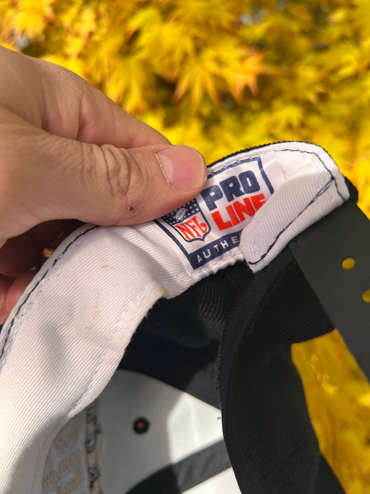 90s Sports Specialties Proline Pittsburgh Steelers NFL Strapback Cap Black – One Size