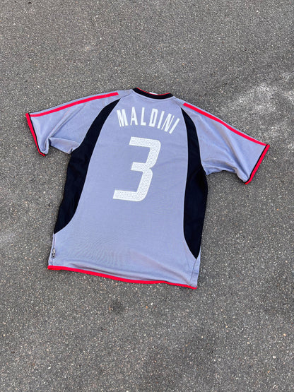 00's Adidas AC Milan Maldini Home Kit – Medium