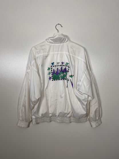 90's Adidas Psychedelic Track Jacket - Medium