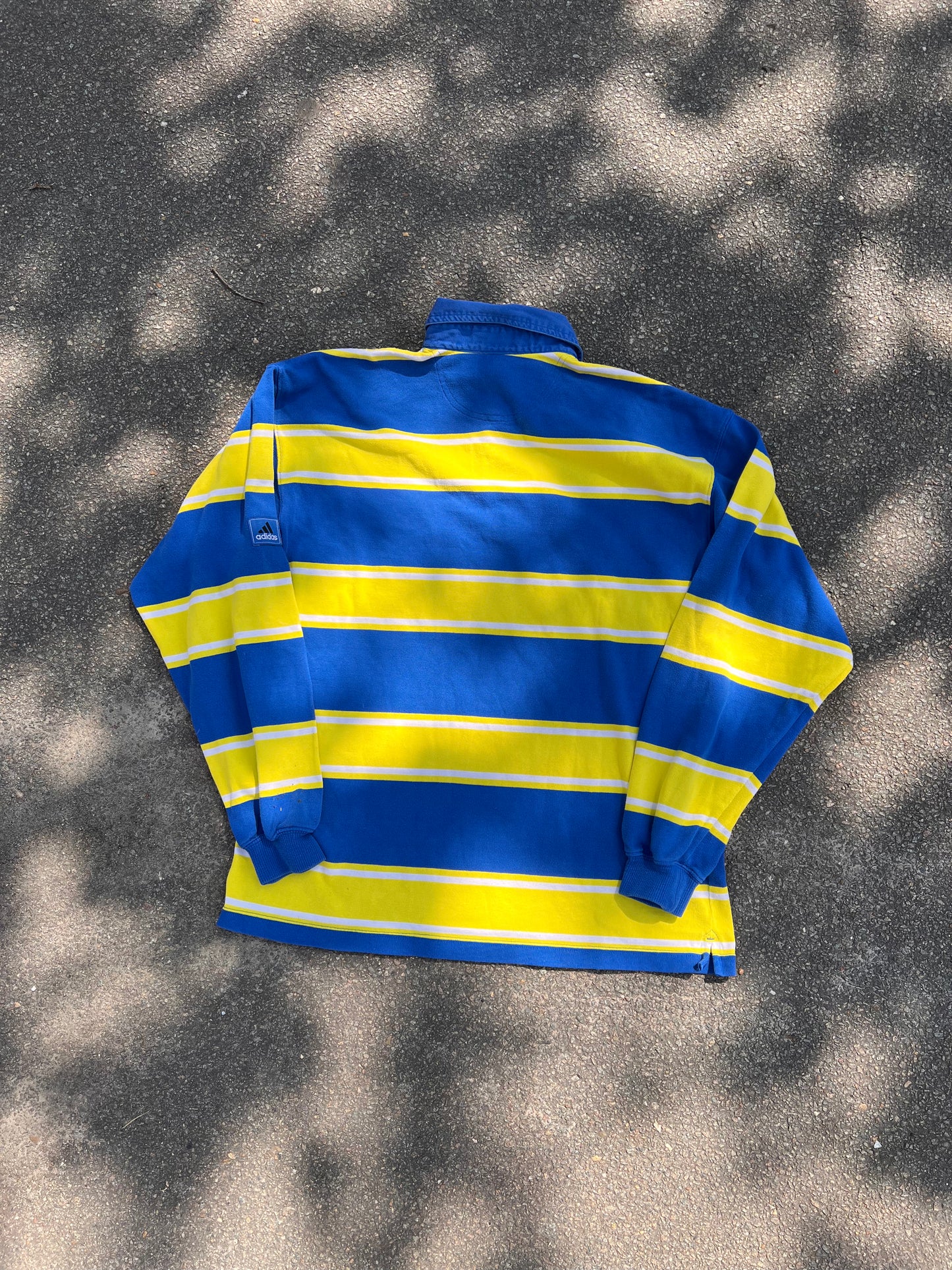 90's Adidas Longsleeve Rugby Polo – Medium