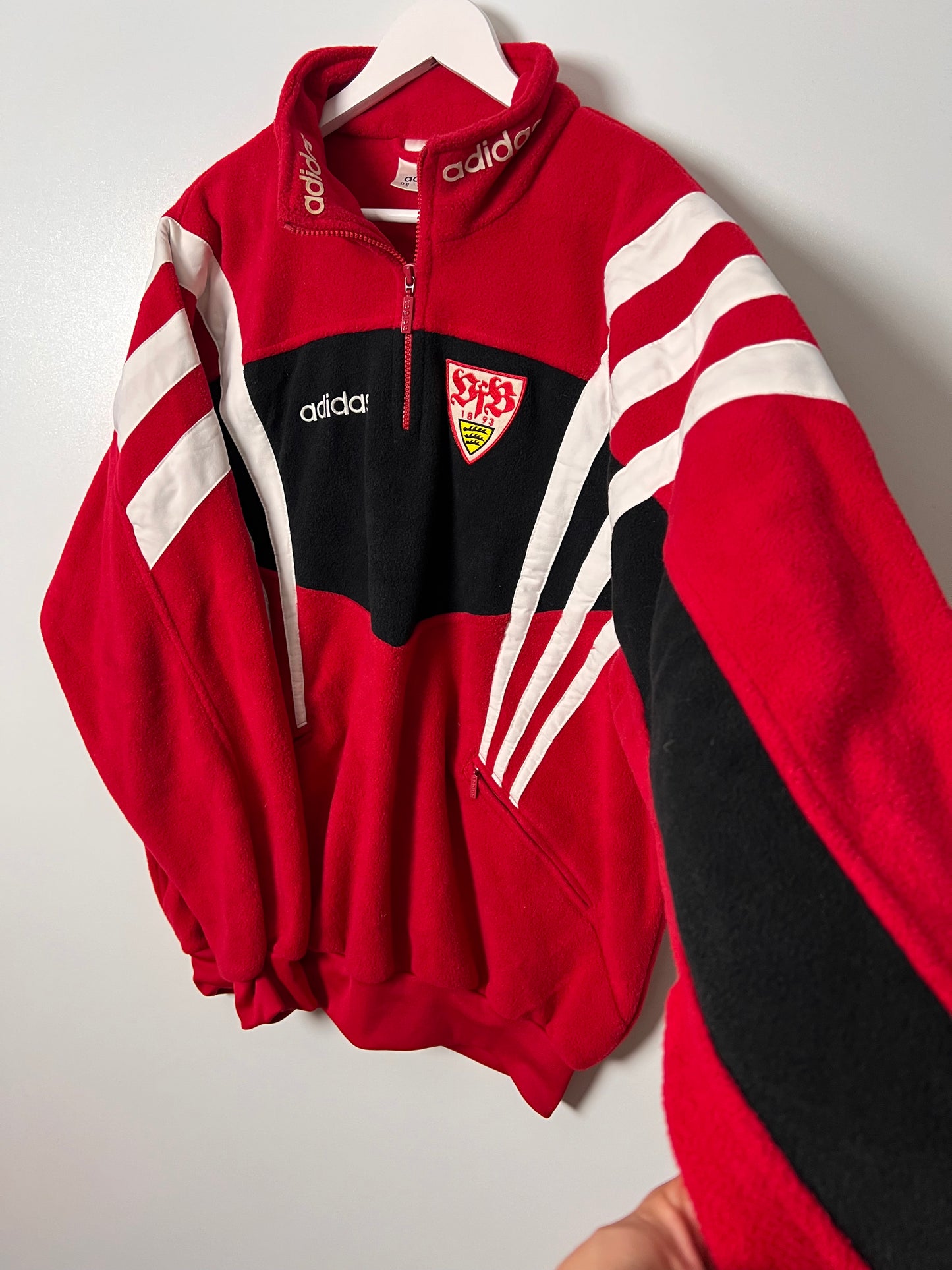 90's Adidas VfB Stuttgart Fleece – Large
