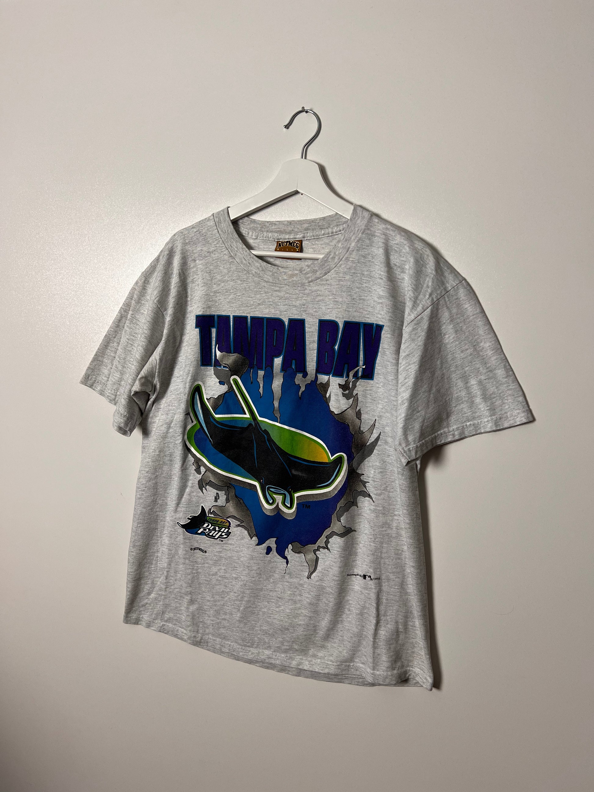 90's Nutmeg Tampa Bay Devil Rays T-Shirt – XLarge