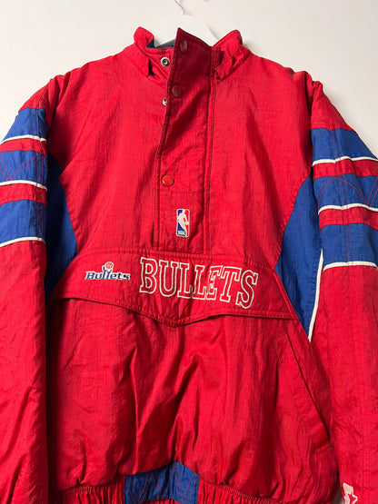 Starter Washington Bullets Puffer Jacket - Medium