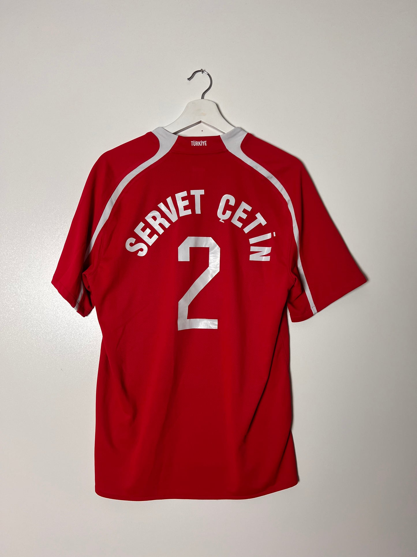 2000s Nike Turkey Servet Çetin Home Football Jersey – Medium