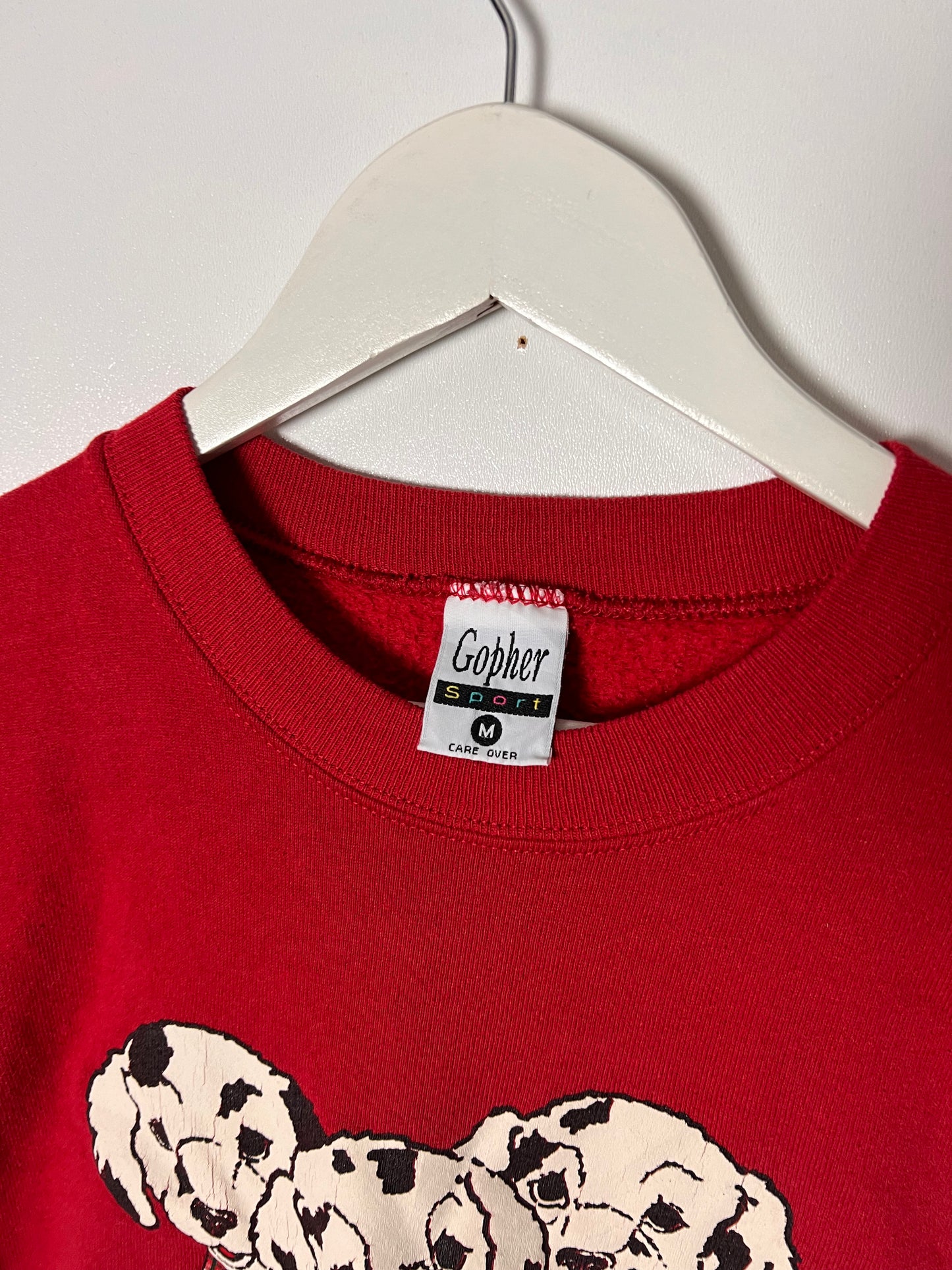 90s Gopher Sport Dalmatians Dog Sweatshirt – Medium