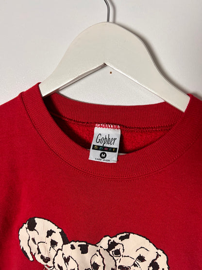 90s Gopher Sport Dalmatians Dog Sweatshirt – Medium