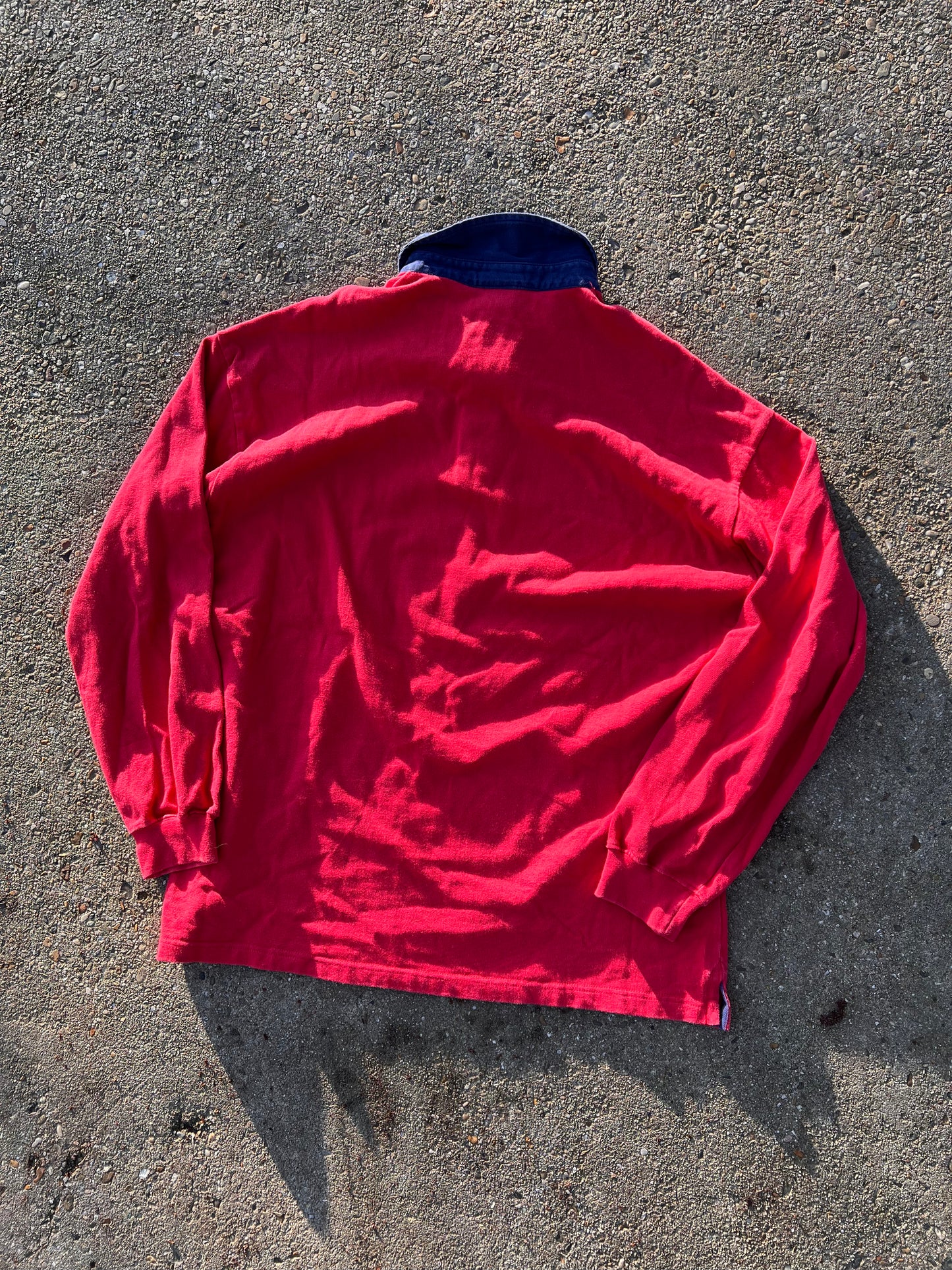 90s Adidas Longsleeve Colar Rugby Polo – Xlarge