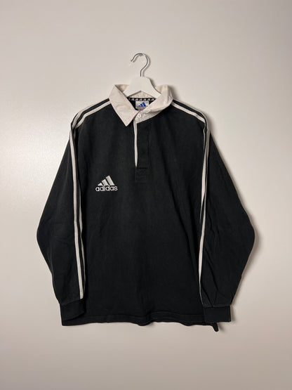 Adidas Longsleeve Rugby Polo - Large