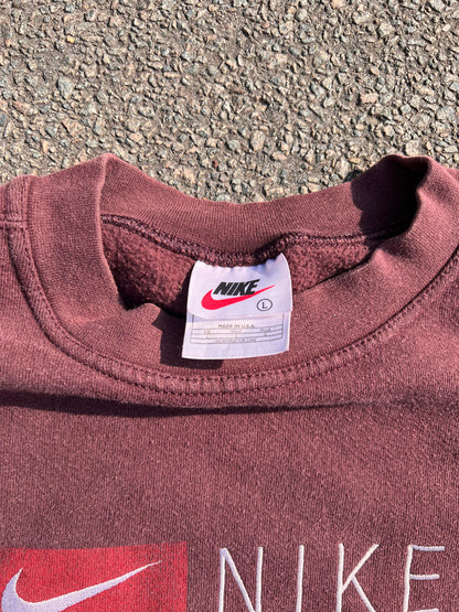 90's Nike Big Logo Sweatshirt – Large