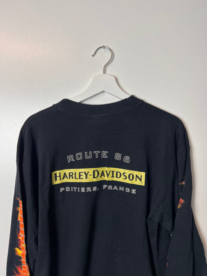 Harley Davidson Flames Longsleeve - Large