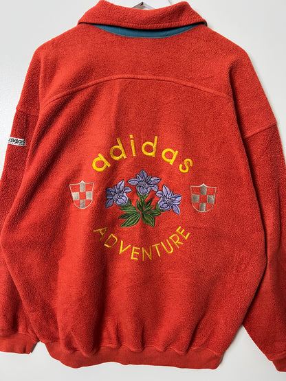 90's Adidas Adidas Adventures Fleece – Large
