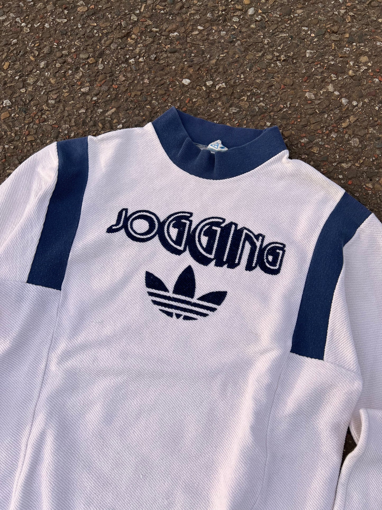 80s Adidas Jogging Big Logo Crewneck – Medium