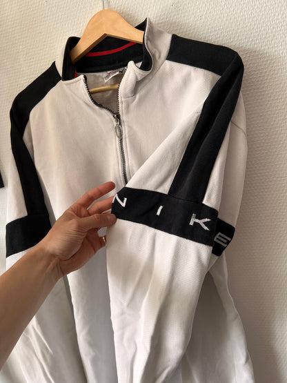 90s Nike 1/4 Zip Up Center Swoosh Sweatshirt – XLarge