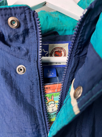 Starter NY Islanders Hooded Puffer Jacket - Large