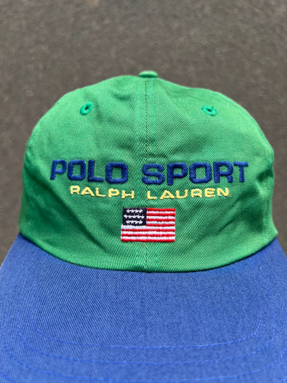 90's Polo Sport Ralph Lauren Spellout Cap – One Size