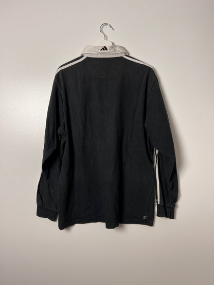 Adidas Longsleeve Rugby Polo - Large