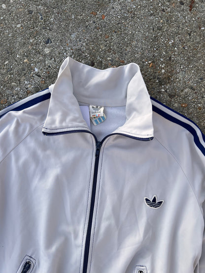 80s Adidas Classic Trefoil Logo Track Jacket – Small