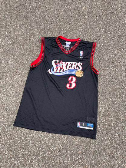 90's Reebok Sixers Allen Iverson Jersey – Large