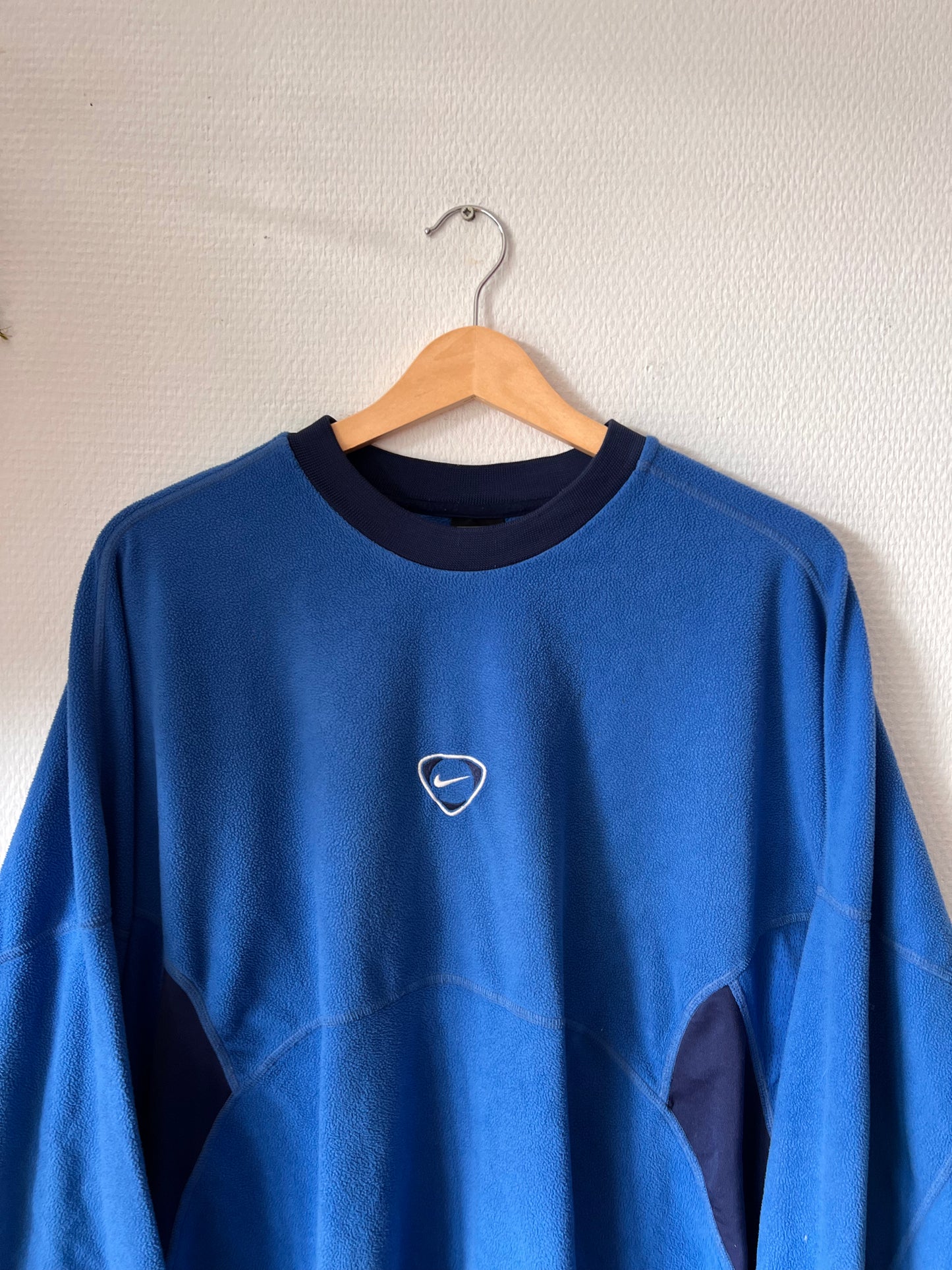 90s Nike Team Total Center Logo Crewneck Fleece – Medium