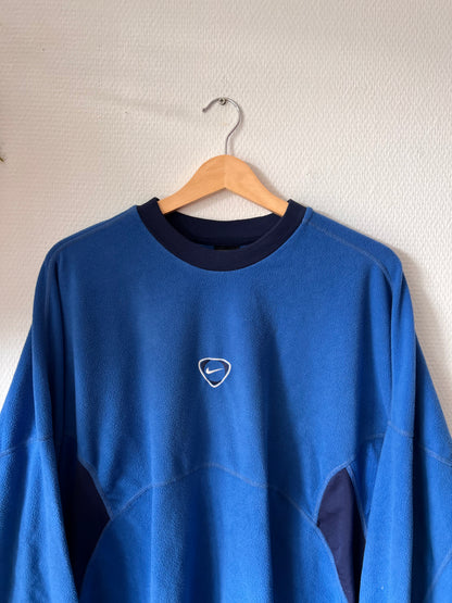 90s Nike Team Total Center Logo Crewneck Fleece – Medium