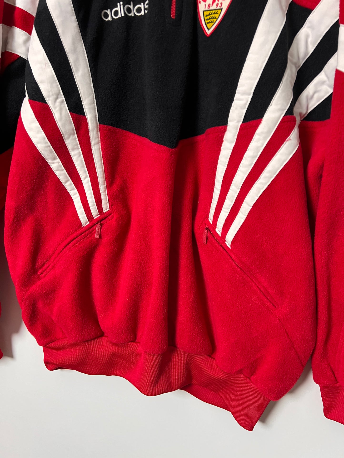90's Adidas VfB Stuttgart Fleece – Large