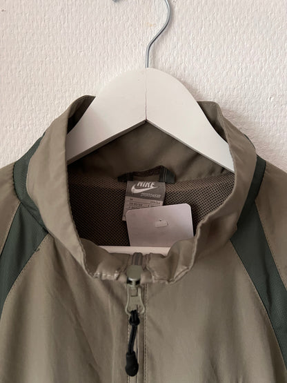 2000s Nike Multicolor Full Zip Track Jacket Green – Medium
