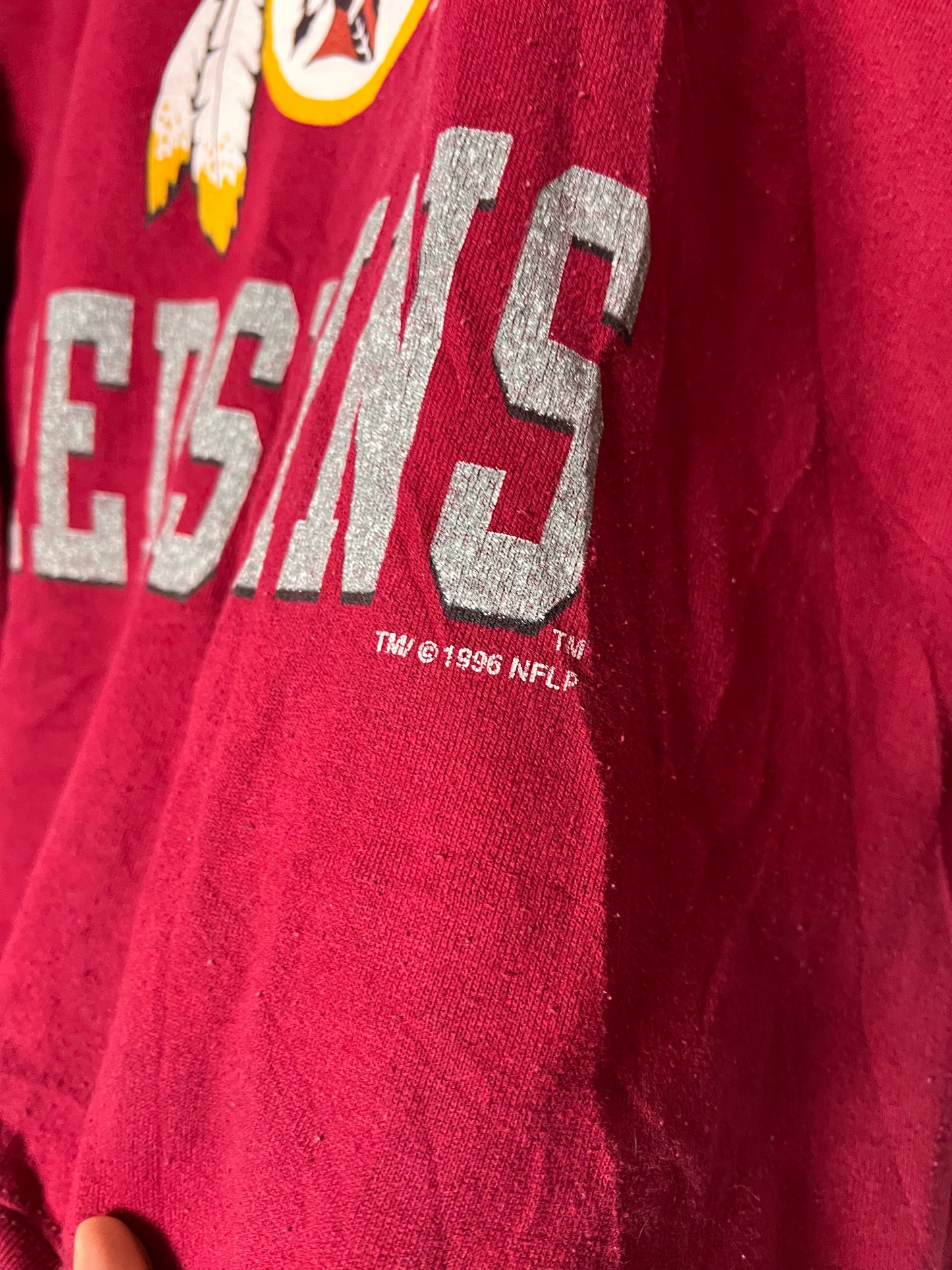 90s Pro Player Washington Redskins 1996 NFLP Sweatshirt – XLarge