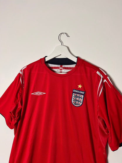 2000s Umbro England Kieron Dyer Away Football Jersey – Xlarge