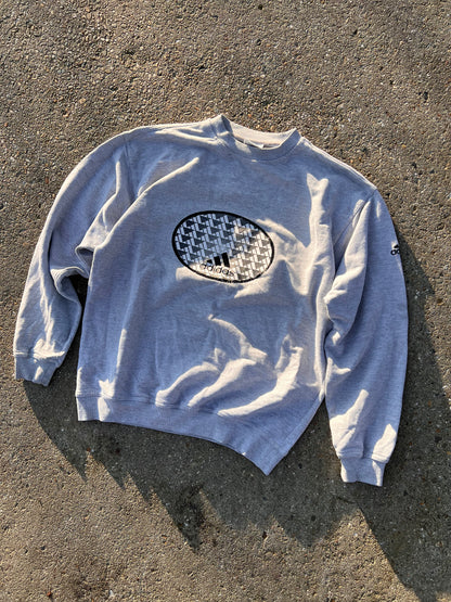 90s Adidas Checkered Big Logo Sweatshirt – Large