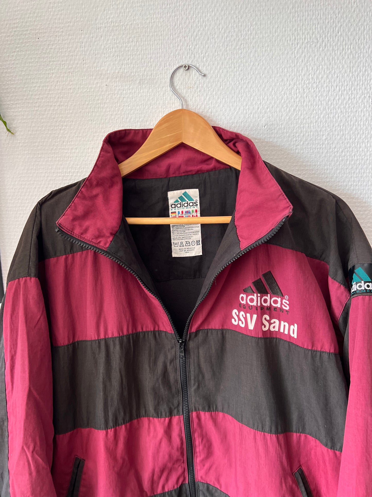 90s Adidas Equipment Multicolor Block Track Jacket – Large