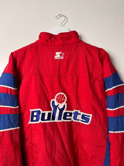 Starter Washington Bullets Puffer Jacket - Medium