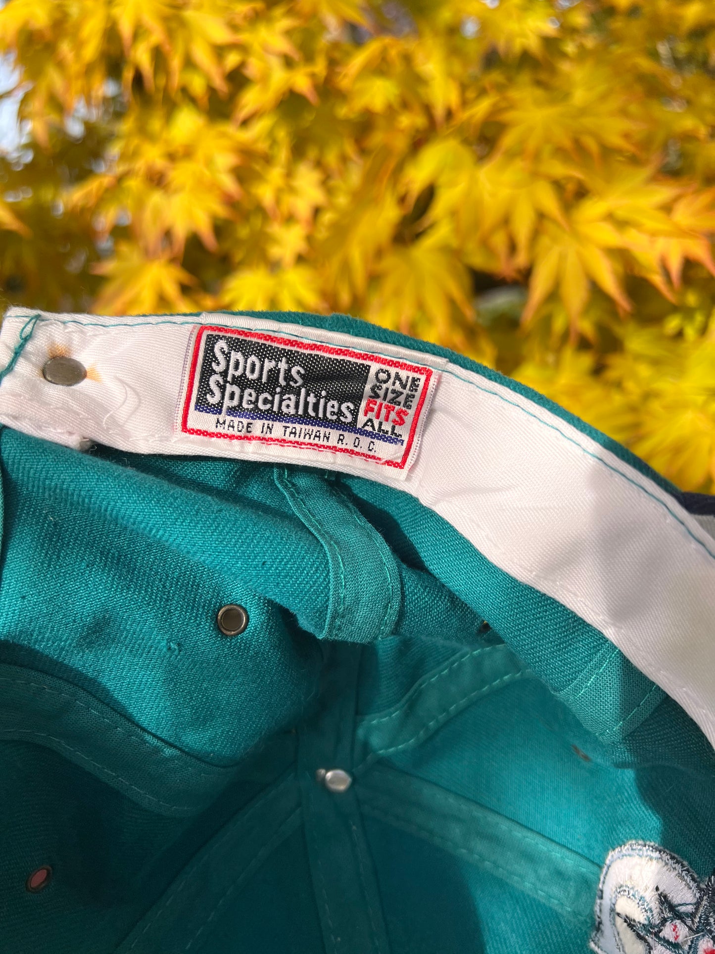 90s Sports Specialties Seattle Mariners MLB Strapback Cap Green – One Size