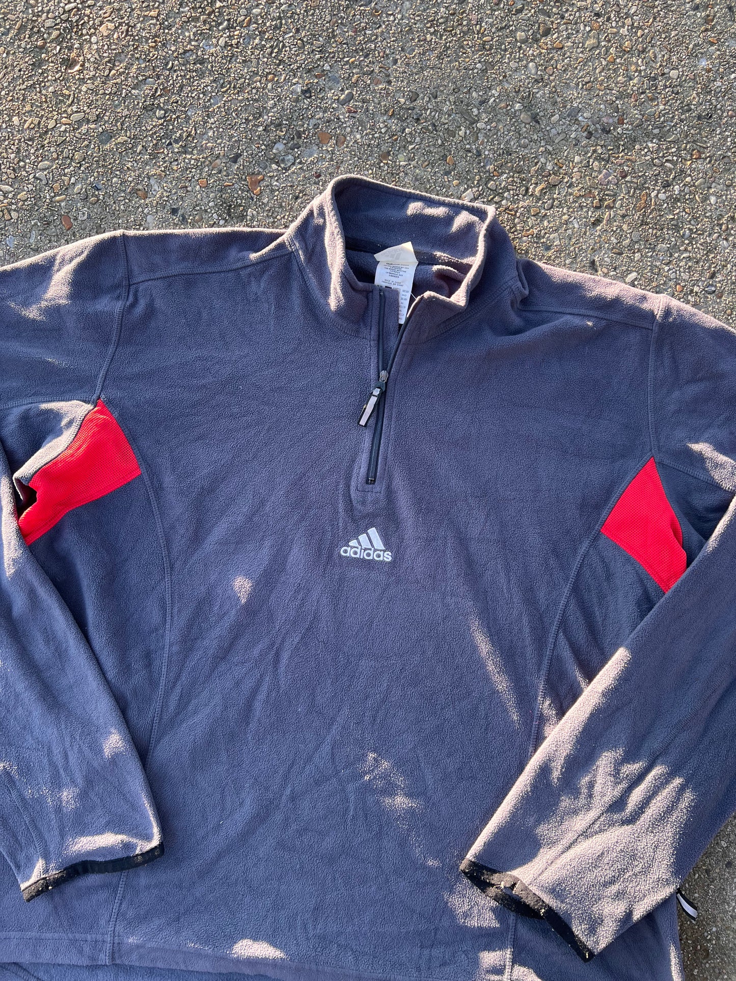 90s Adidas Chest Center Logo Fleece – Large