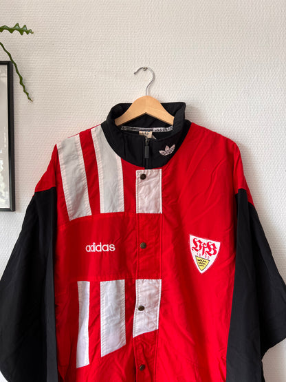 90s Adidas VfB Stuttgart Multicolor Track Jacket – Large